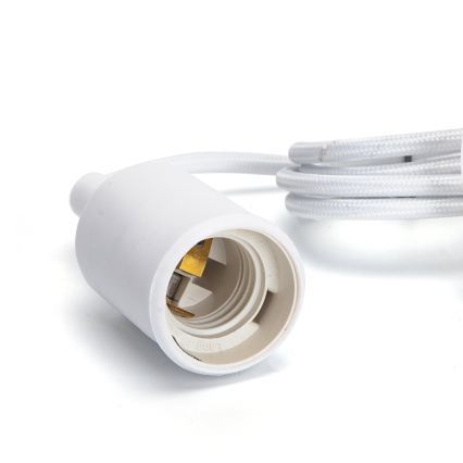 Aigostar - Power cord 1xE27/60W/250V white