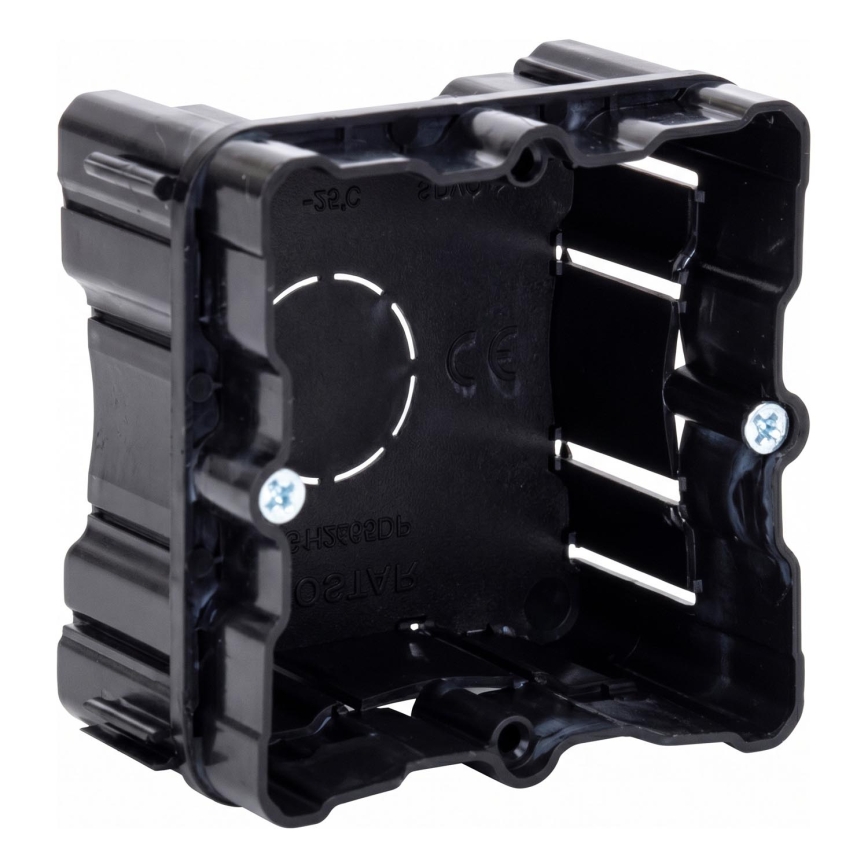 Aigostar - Recessed mounting box, black