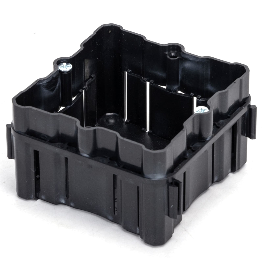 Aigostar - Recessed mounting box, black