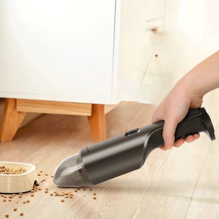 Aigostar - Rechargeable handheld vacuum cleaner 70W/7,4V chrome
