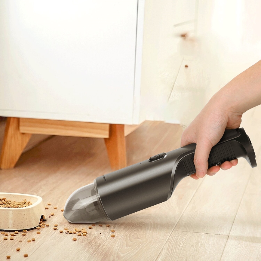 Aigostar - Rechargeable handheld vacuum cleaner 70W/7,4V chrome