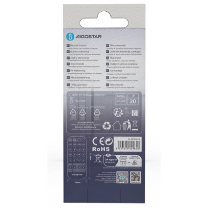 Aigostar - Remote control MESH 1xCR2032