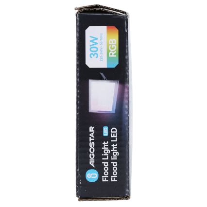 Aigostar - Dimmable RGB LED Floodlight 30W/230V IP65 + Remote Control