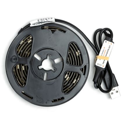 Aigostar - RGBIC Dimmable LED Strip 2 m, 4.9 W, 5 V + Remote Control