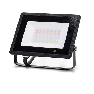 Aigostar - RGBW Dimmable LED Floodlight 30W 230V IP65 with Remote Control