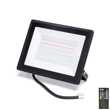 Aigostar - RGBW Dimmable LED Floodlight LED/50W/230V IP65 + Remote Control