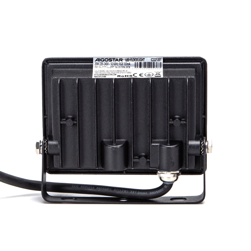 Aigostar - LED RGBW Dimmable Floodlight LED/20W/230V IP65 + Remote Control