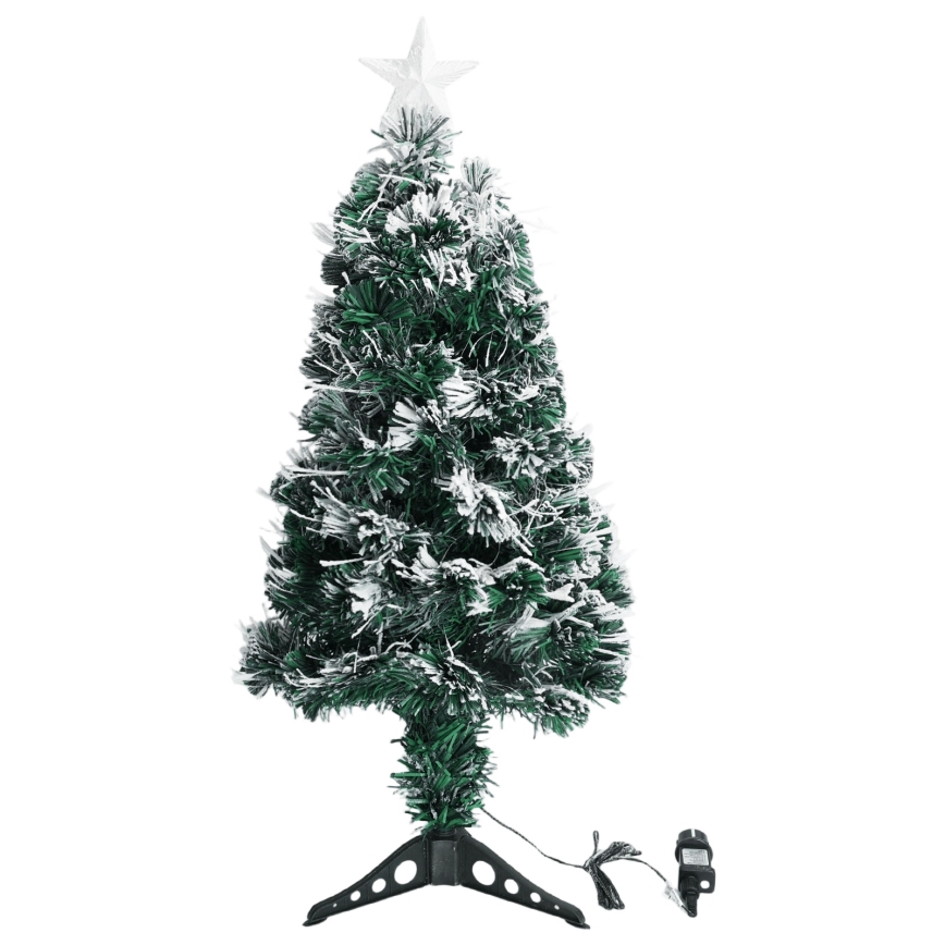 Aigostar - LED Outdoor Christmas Tree 85 LEDs/8 functions 0.9 m IP44 multicolor