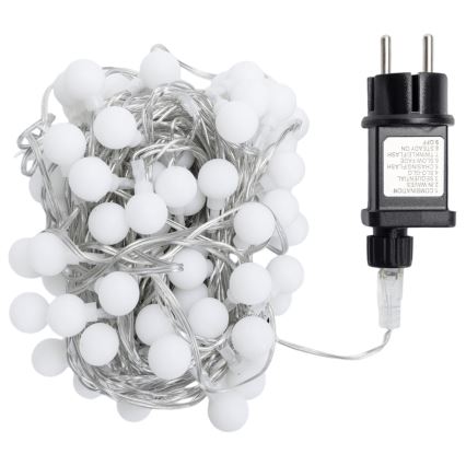 Aigostar - 10m Outdoor LED Decorative String Lights, 100 LEDs, 8 Lighting Modes, IP44, Multicolor