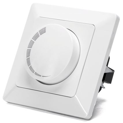 Aigostar - Rotary dimmer 110W/230V white