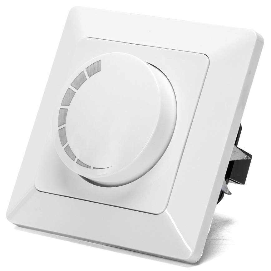 Aigostar - Rotary dimmer 110W/230V white