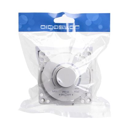 Aigostar - Rotary dimmer 300W/230V white