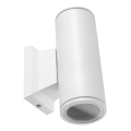 Aigostar - Round white outdoor wall light 2xGU10/230V IP65