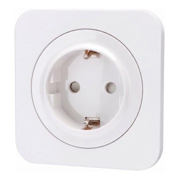 Aigostar - SCHUKO 250V/16A Home Socket with Frame, White