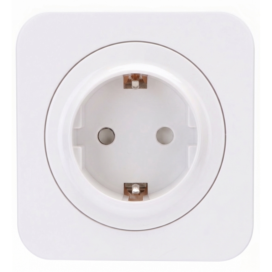 Aigostar - SCHUKO 250V/16A Home Socket with Frame, White