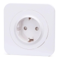 Aigostar - SCHUKO 250V wall socket with frame, white