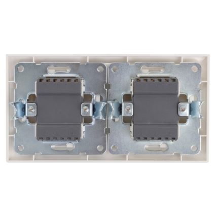 Aigostar - SET 2x Home switch 2-button 250V/10A
