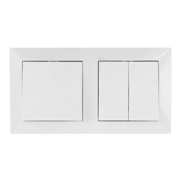 Aigostar - SET 2x Home switch with a frame