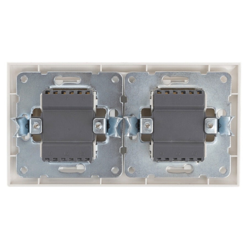 Aigostar - SET 2x House switch with a frame