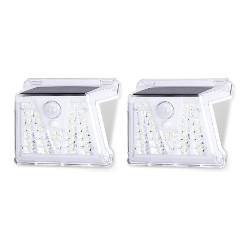 Aigostar - SET 2x LED Outdoor solar light with sensor LED/1,48W/3,7V IP65 1200 mAh