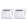 Aigostar - SET 2x LED Outdoor solar light with sensor LED/1,48W/3,7V IP65 1200 mAh
