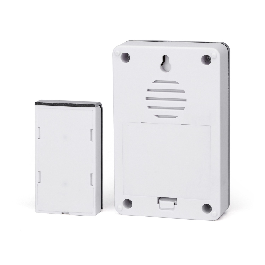 Aigostar - SET 2x Wireless doorbell 3xAA IP44 silver