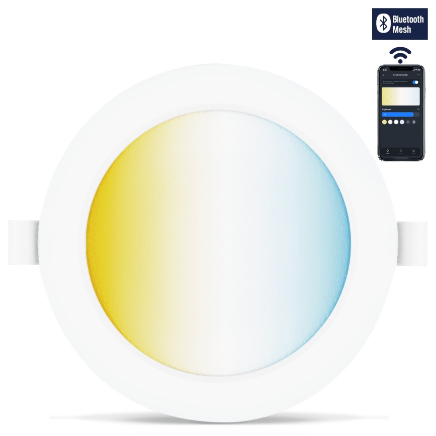 Aigostar - SET 3x LED Dimmable recessed light MESH LED/6W/230V 2700K-6500K d. 11,5cm