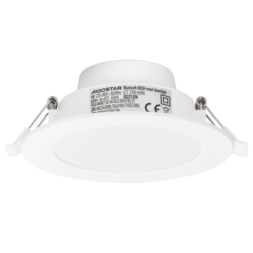 Aigostar - SET 3x LED Dimmable recessed light MESH LED/6W/230V 2700K-6500K d. 11,5cm