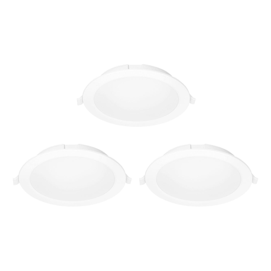 Aigostar - SET 3x LED Dimmable recessed light MESH LED/6W/230V 2700K-6500K d. 11,5cm
