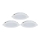 Aigostar - SET 3x LED Dimmable recessed light MESH LED/9W/230V 2700K-6500K d. 14,5 cm