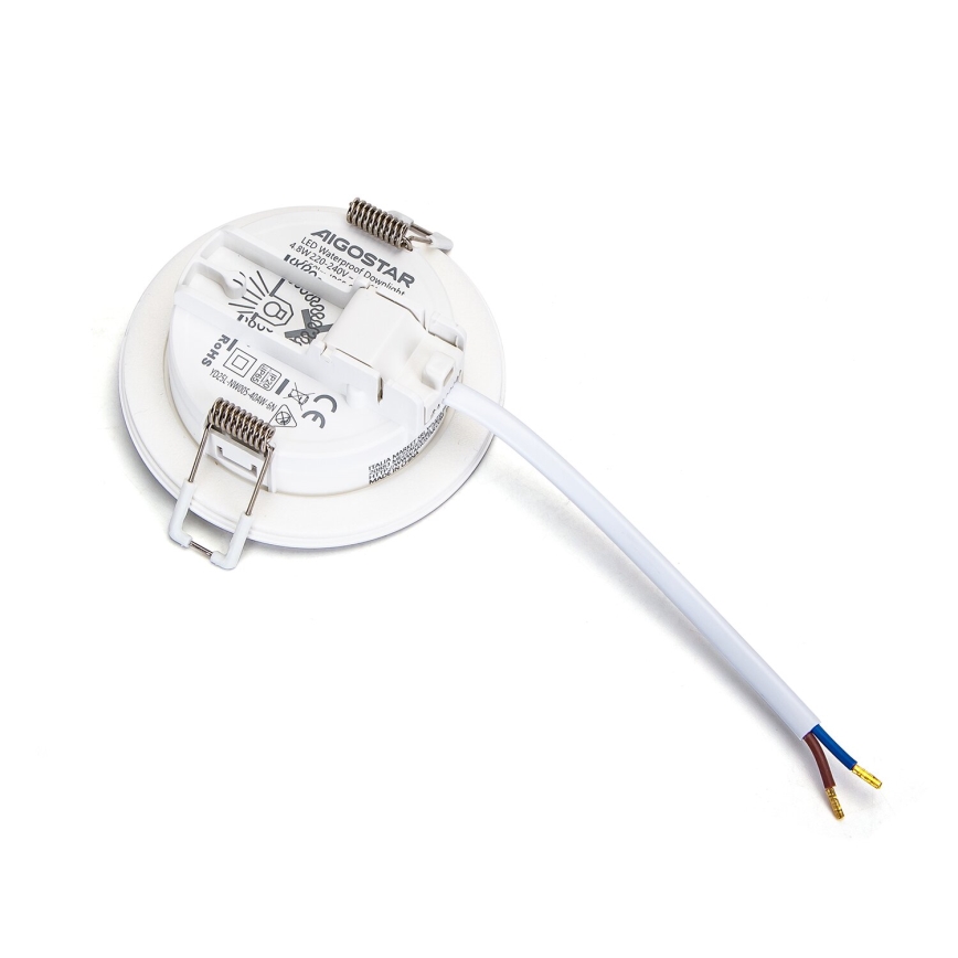 Aigostar - SET 3x LED Outdoor recessed light LED/4,8W/230V 3000K IP65 white