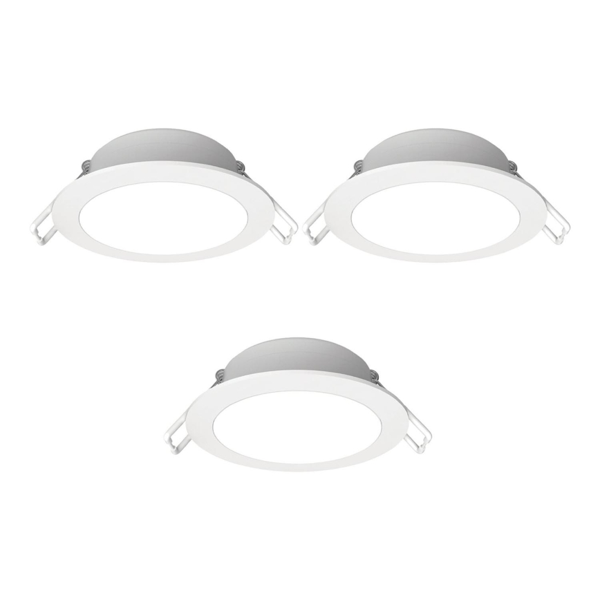 Aigostar - SET 3x LED Outdoor recessed light LED/4,8W/230V 4000K IP65 white