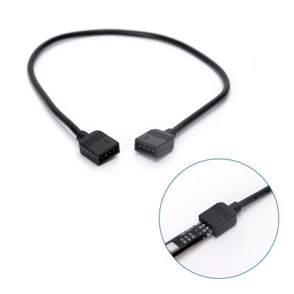 Aigostar - SET 4x LED RGB Dimmable strip 0,5m LED/2,5W/5V IP65 + RC
