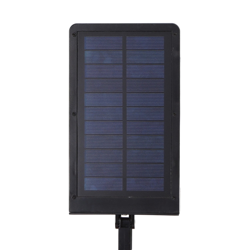 Aigostar - Set of 2 LED solar street lamps with sensor LED/3W/3,7V1800 mAh IP44 3000/4000/5000K + remote control