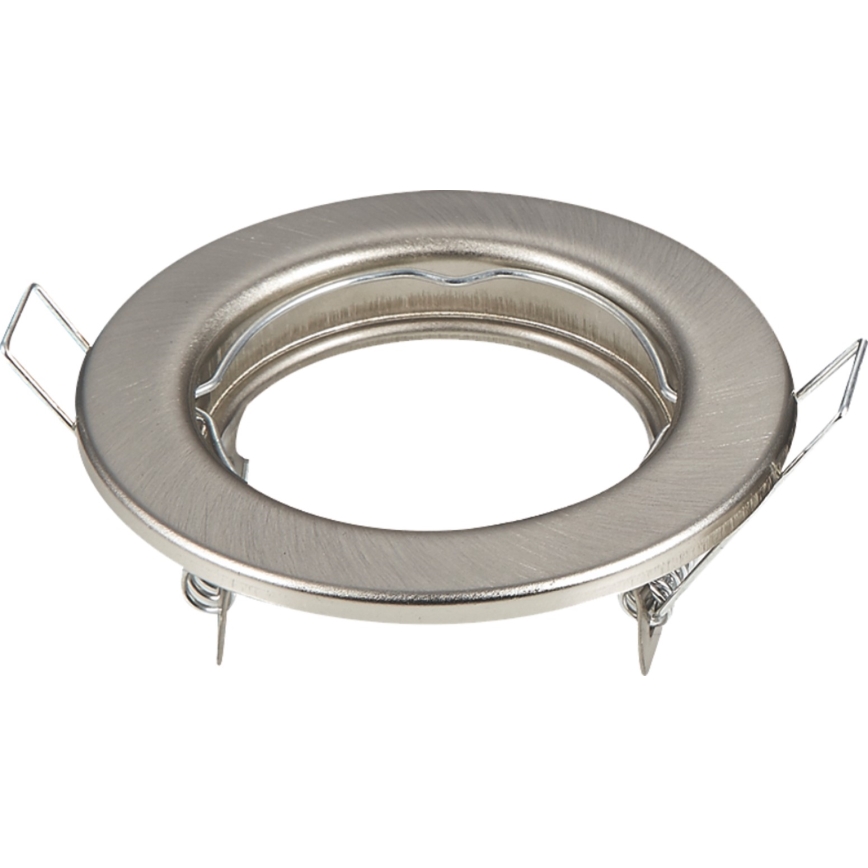 Aigostar - Set of 2 trim rings for GU10 recessed downlights, Ø 8 cm, matte chrome