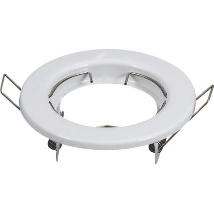 Aigostar - Set of 2 trims for GU10 recessed downlight, 8 cm diameter, white