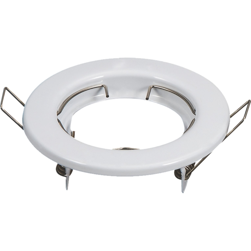 Aigostar - Set of 2 trims for GU10 recessed downlight, 8 cm diameter, white