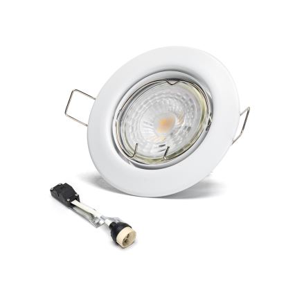 Aigostar - Set of 3 LED recessed downlights 1x GU10/4.5W/230V 3000K White