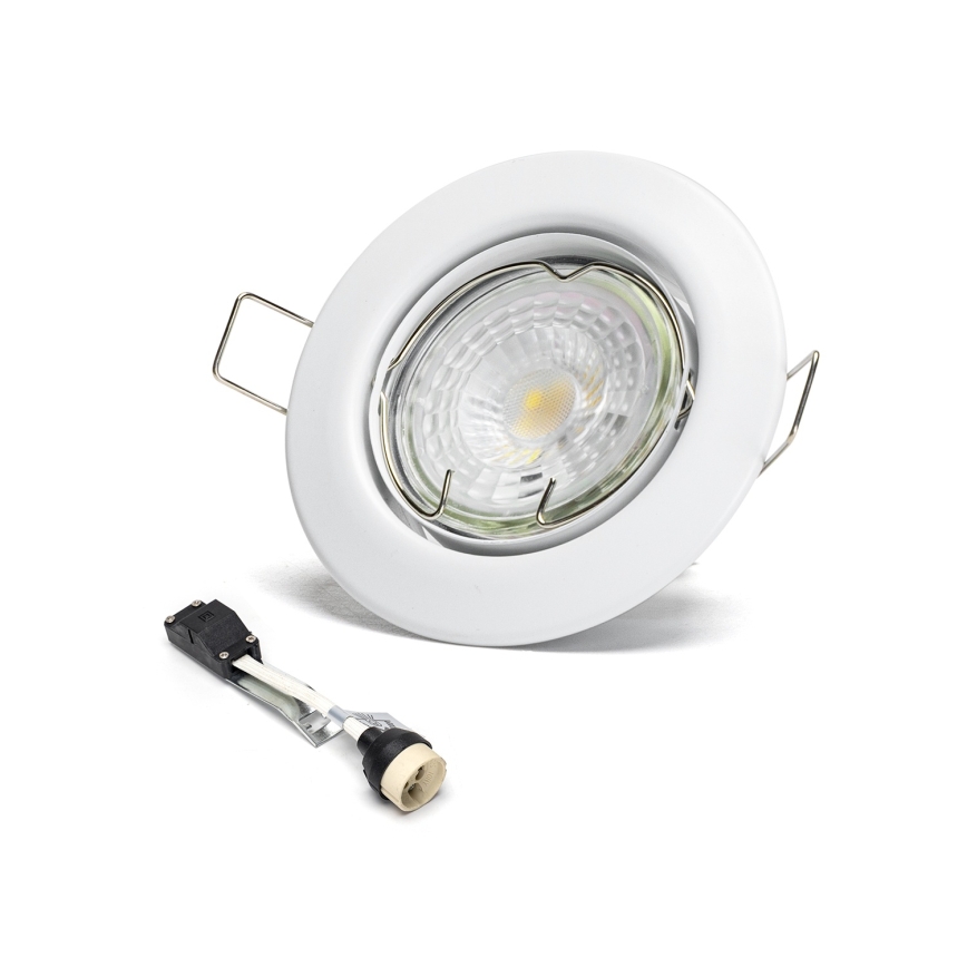 Aigostar - Set of 3 LED recessed downlights 1x GU10/4.5W/230V 4000K white