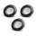 Aigostar - Set of 3 LED Recessed Downlights, 1x GU10 / 4.5W / 230V, 6500K, Black