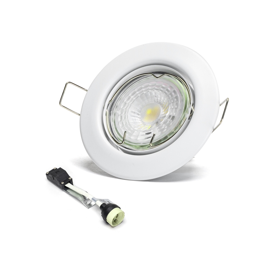 Aigostar - Set of 3 LED Recessed Downlights 1x GU10/4.5W/230V 6500K White