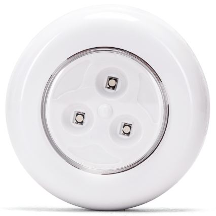 Aigostar - 3-Pack RGB LED Portable Night Lights LED/3xAAA + Remote Control