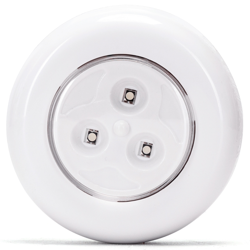 Aigostar - 3-Pack RGB LED Portable Night Lights LED/3xAAA + Remote Control