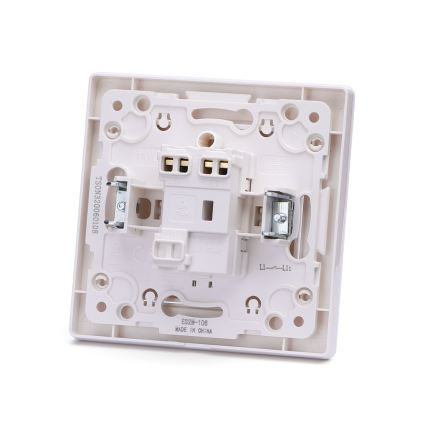 Aigostar - Simple Doorbell Switch with Frame, White