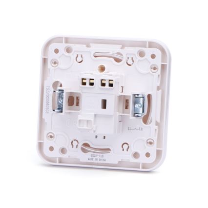 Aigostar - Simple framed doorbell switch, white