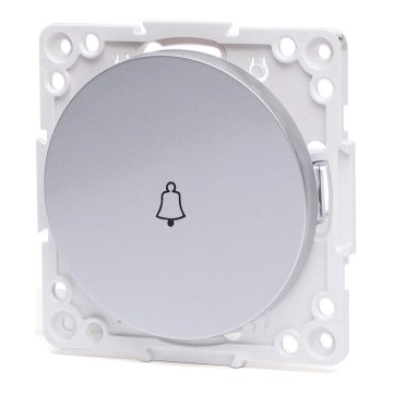 Aigostar - Simple Frameless Doorbell Switch, Silver