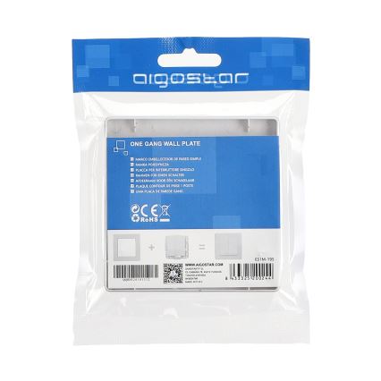 Aigostar - Simple Silver Plastic Frame