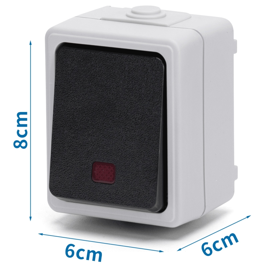 Aigostar - Single-Button IP54 Switch