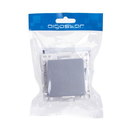 Aigostar - Single Frameless Doorbell Switch, Silver