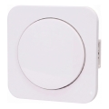 Aigostar - Single-gang switch with frame No. 1, white